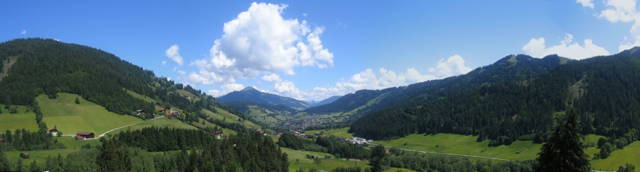 Ausblick vom Balkon