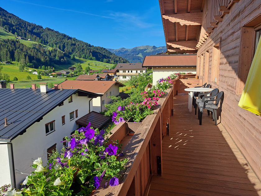 Ferienwohnung Balkon
